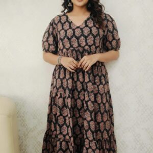 Comfortable Tiered midi dress