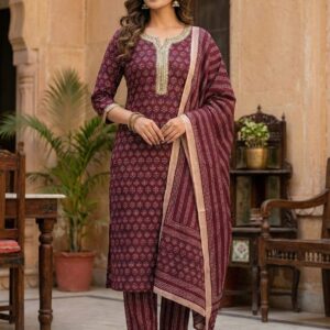 Traditional churidar set